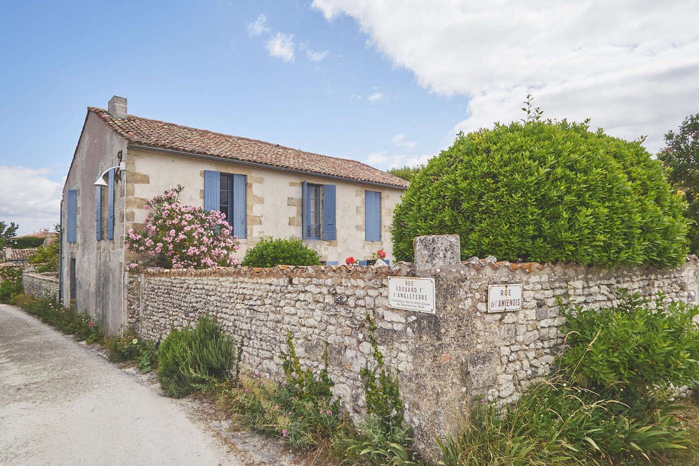 Angle de rue à Talmont-sur-Gironde