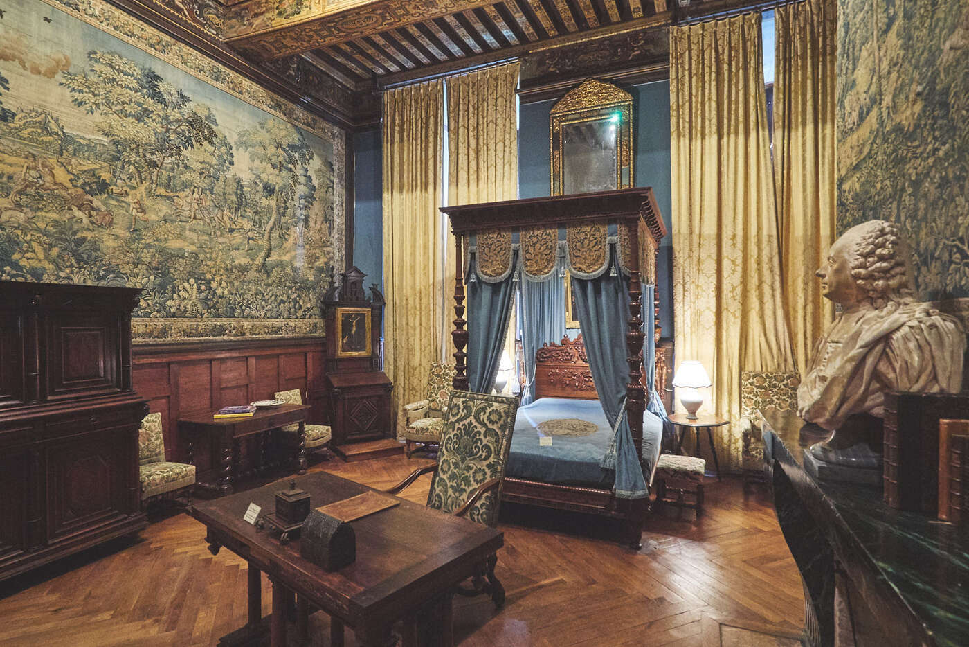 Chambre des Chasses du château de Brissac