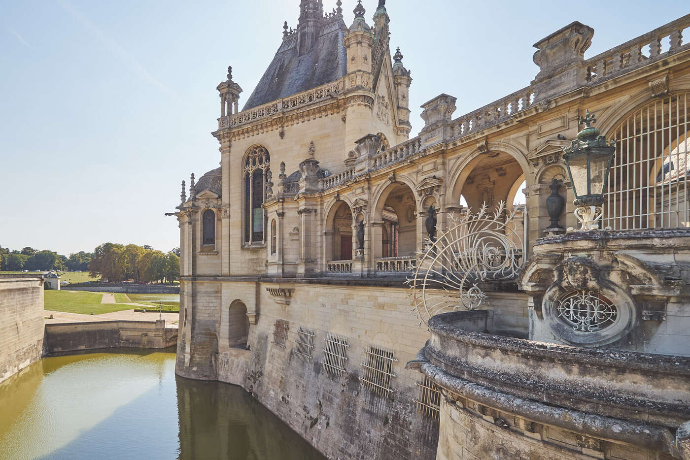 Douves du château de Chantilly