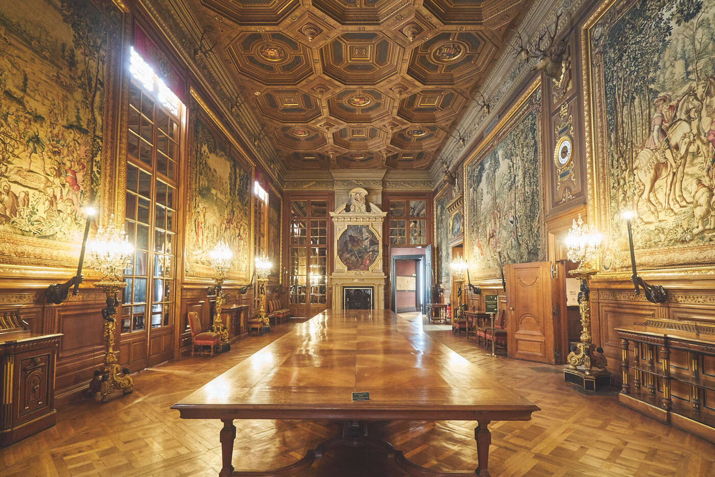 La Galerie des Cerfs du château de Chantilly