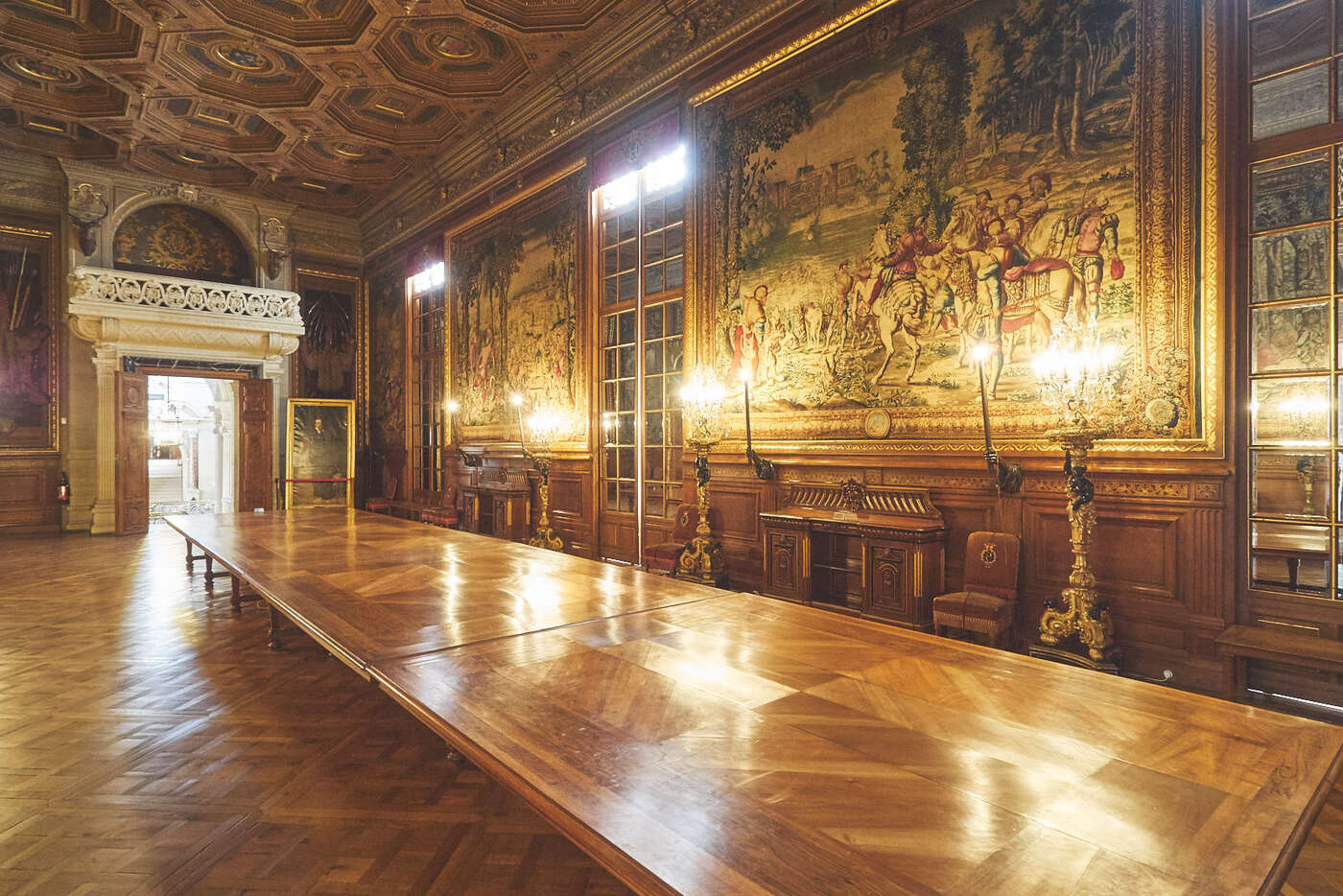 La Galerie des Cerfs du château de Chantilly