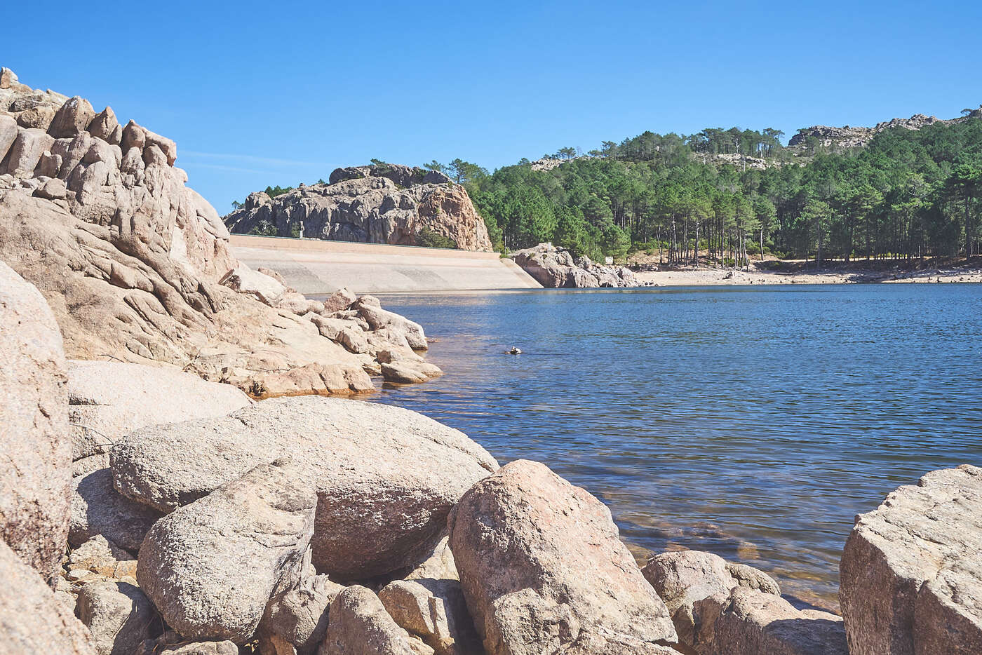 Barrage dans l'Alta-Rocca, en Corse